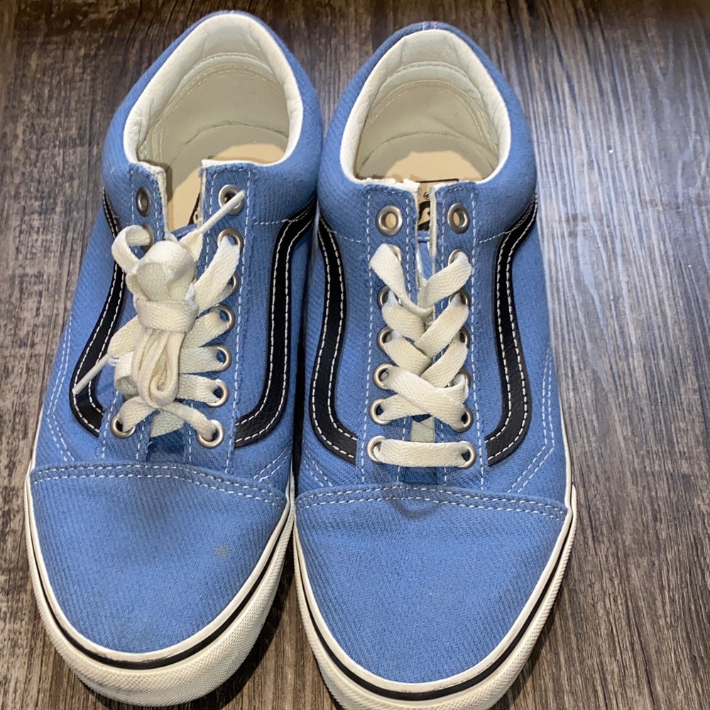 Vans Blue and Black Women's Shoes
